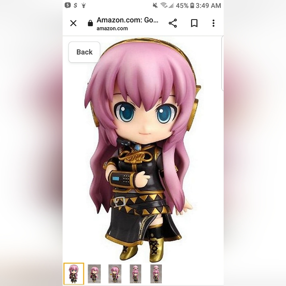 Luka Megurine Vocaloid nenderoid figure NO ORIGINAL BOX